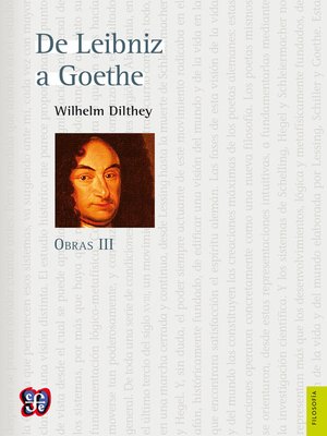 cover image of De Leibniz a Goethe